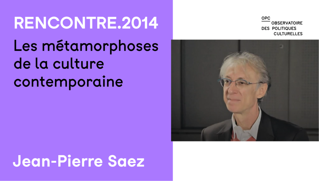 Miniature Jean-Pierre Saez - Métamorphoses de la culture
