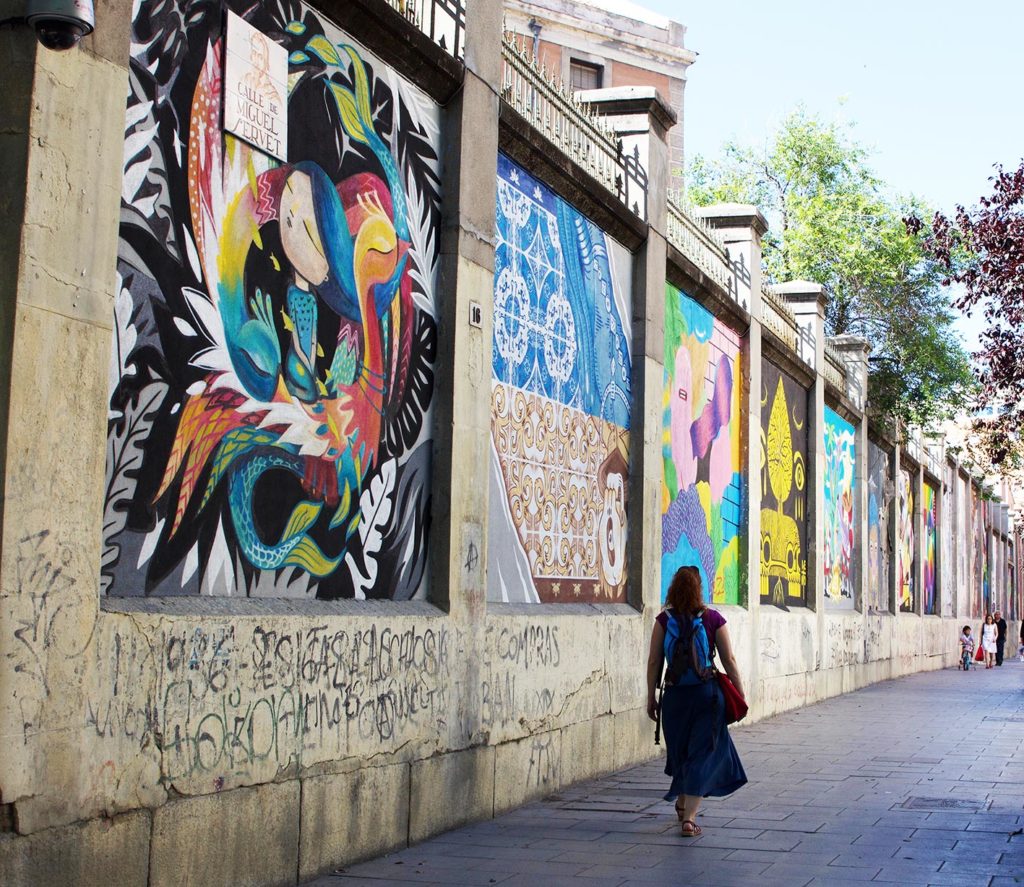 Fresque murale à Madrid