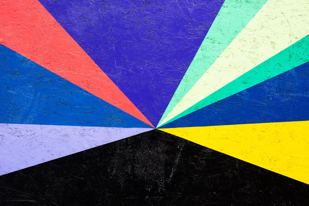 Formes géométriques colorées pour illustrer le dossier Culture et jeunesse