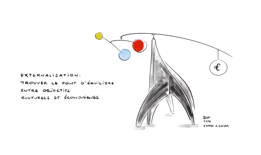 Calder supportant objectifs culturels et économiques